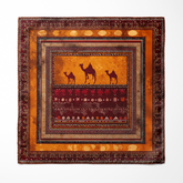 CARAVAN SILK ASCOT AND POCKET SQUARE SET – PREMIUM COLLECTION